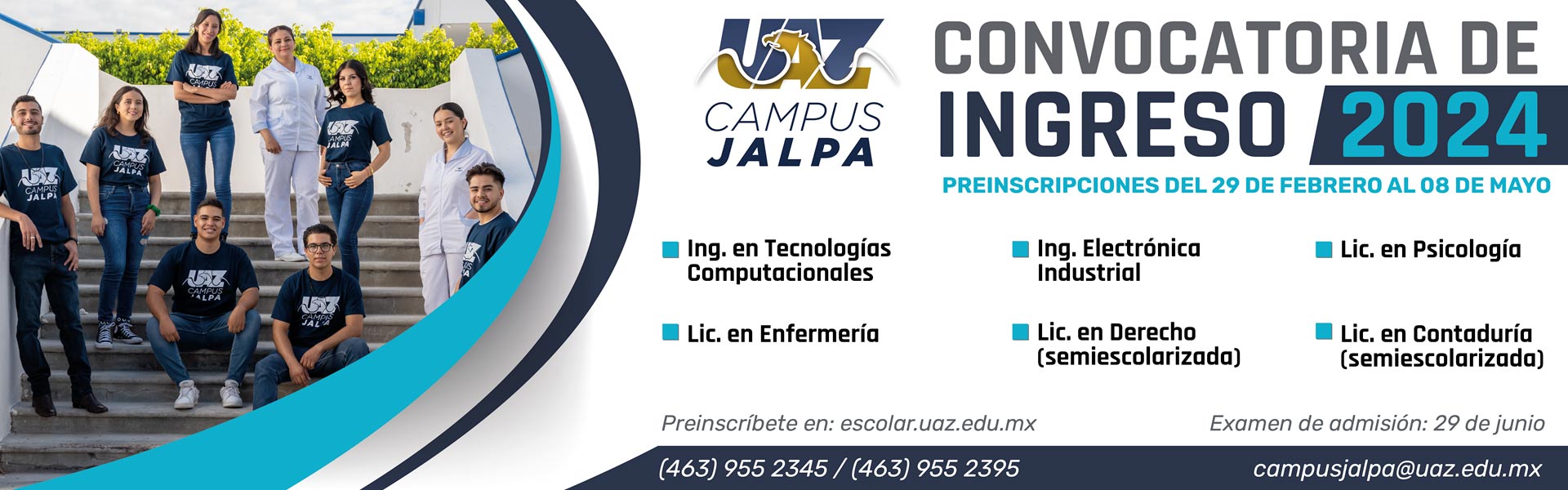 Campus Jalpa Convocatoria de Ingreso
