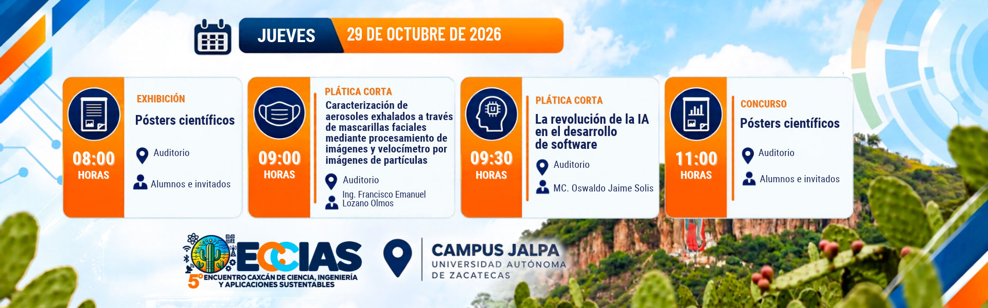5to. encuentro caxcan ECCIAS Campus Jalpa  2026 - Jueves