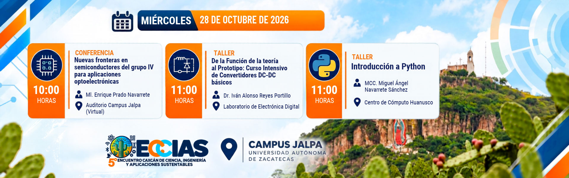 5to. encuentro caxcan ECCIAS Campus Jalpa  2026 - Miércoles