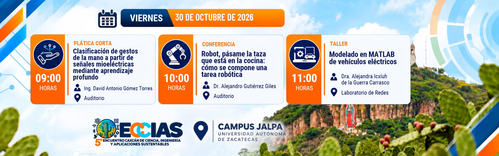 5to. encuentro caxcan ECCIAS Campus Jalpa  2026 - Viernes