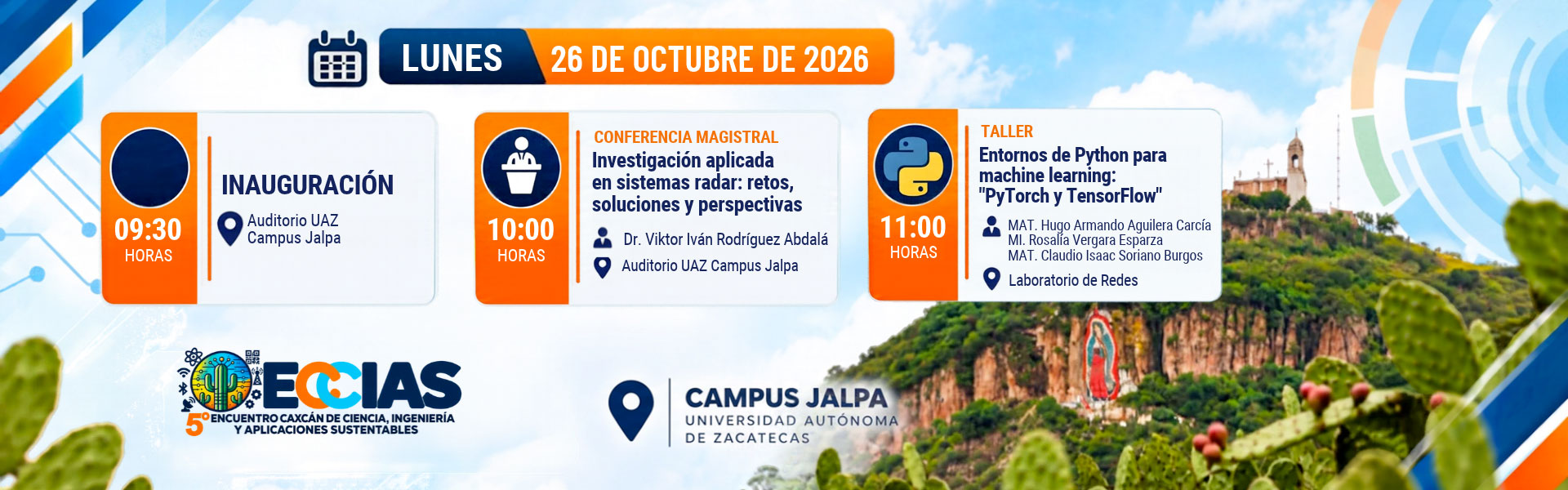 5to. encuentro caxcan ECCIAS Campus Jalpa  2026 - Lunes